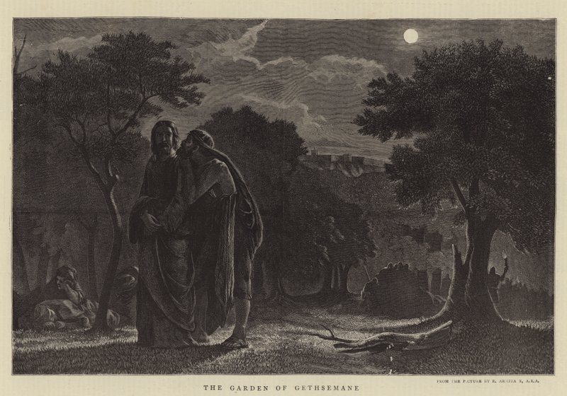 Der Garten von Gethsemane von Edward A. Armitage