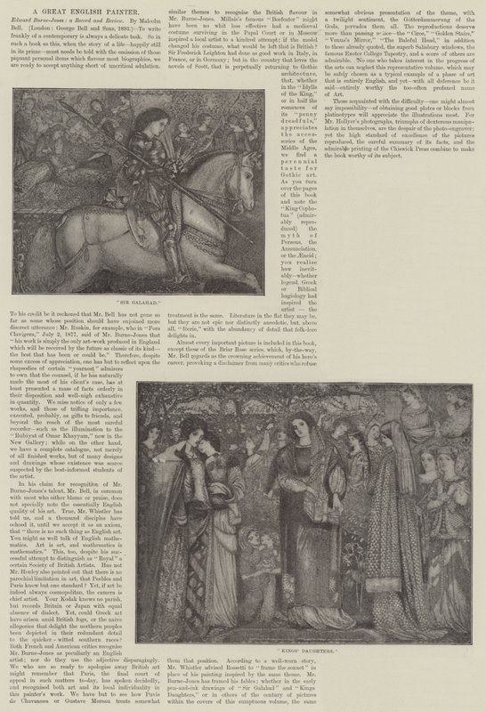Mr. Burne-Jones, ARA, in der New Gallery von Edward Burne Jones