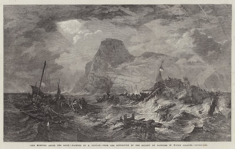 Der Morgen nach dem Sturm von Edward Duncan