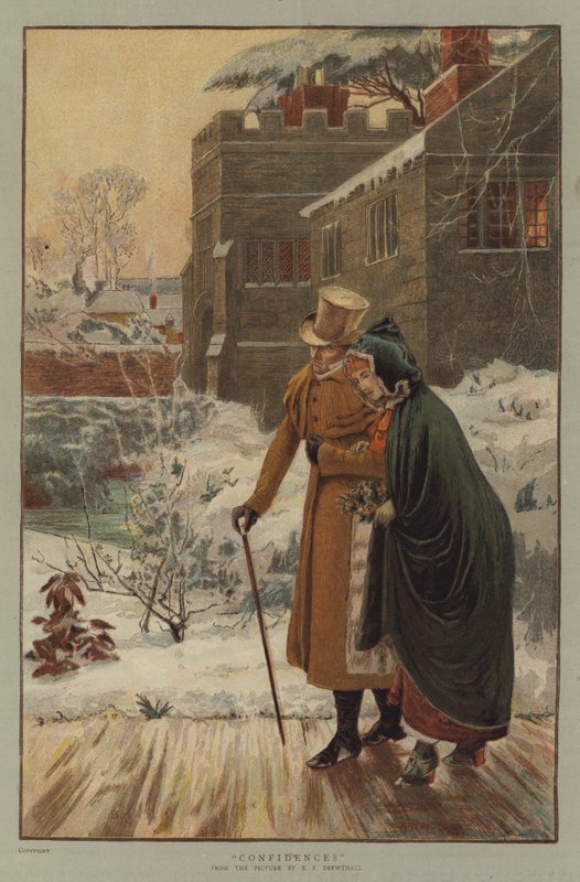 Vertrauen (Chromolithographie) von Edward Frederick Brewtnall