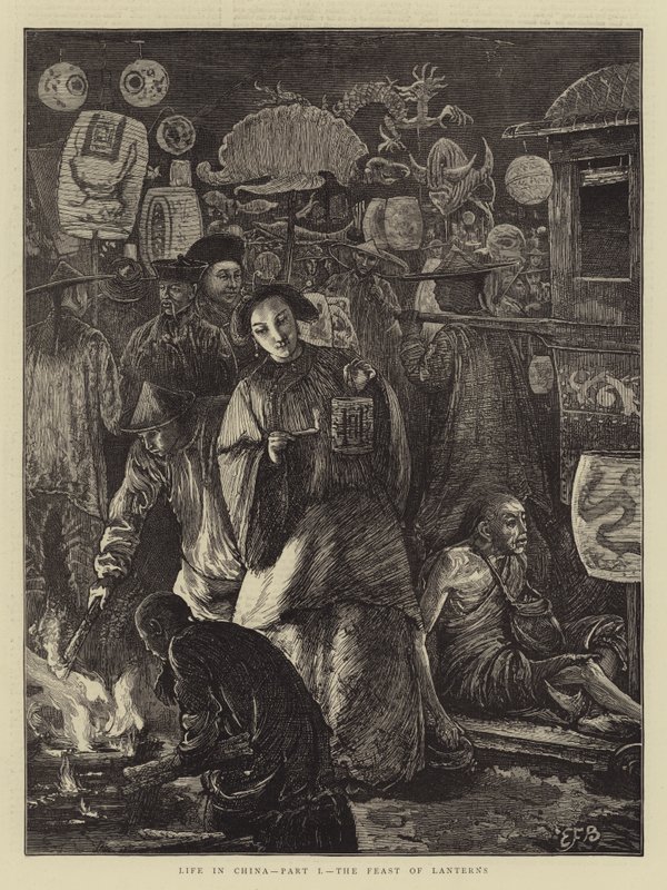 Leben in China, Teil I, das Laternenfest von Edward Frederick Brewtnall