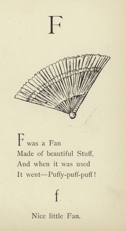 Der Buchstabe F von Edward Lear