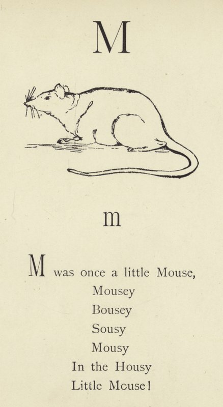 Der Buchstabe M von Edward Lear