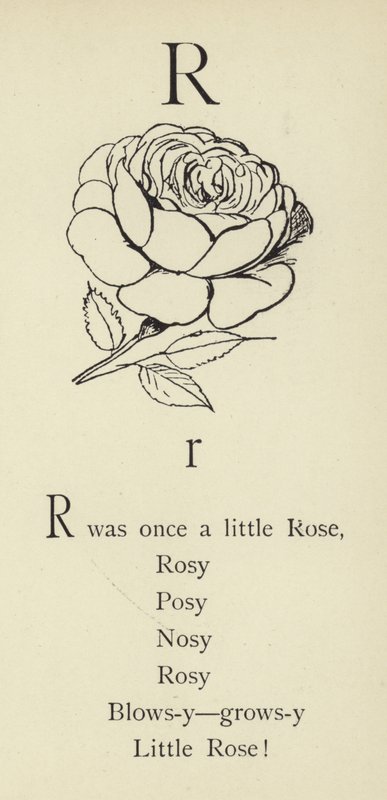 Der Buchstabe R von Edward Lear