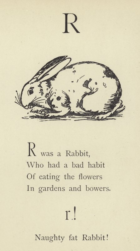 Der Buchstabe R von Edward Lear