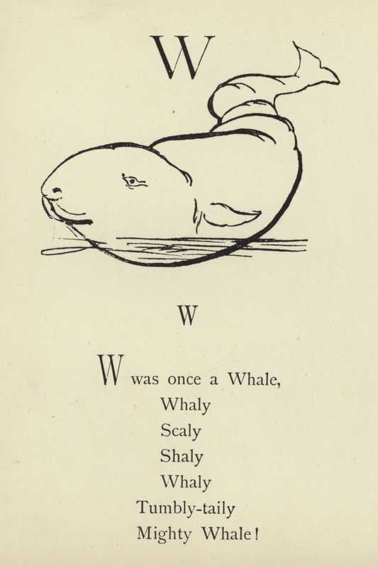 Der Buchstabe W von Edward Lear