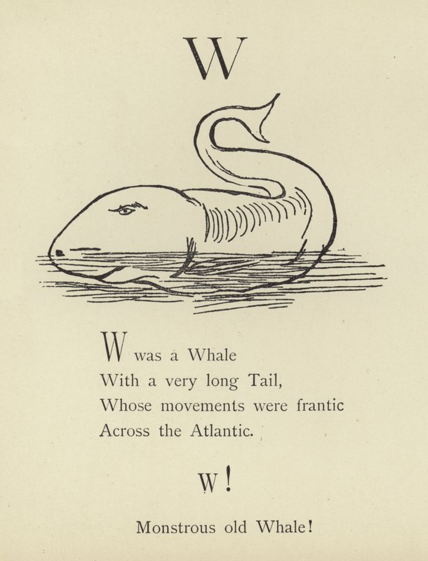 Der Buchstabe W von Edward Lear