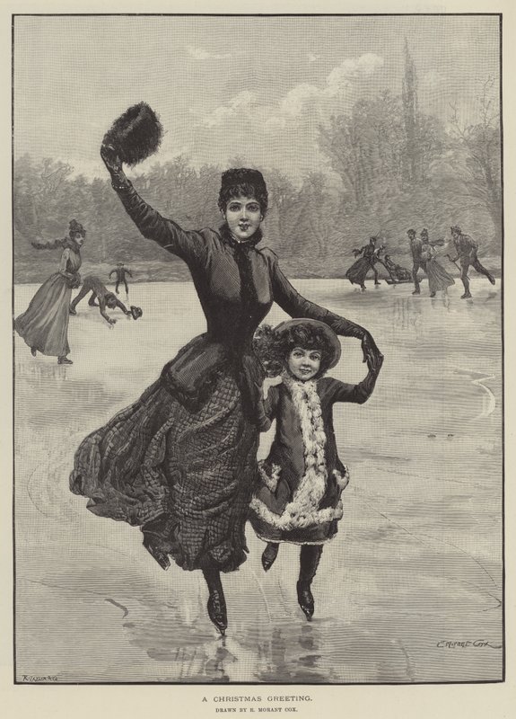 Ein Weihnachtsgruß von Edward Morant Cox