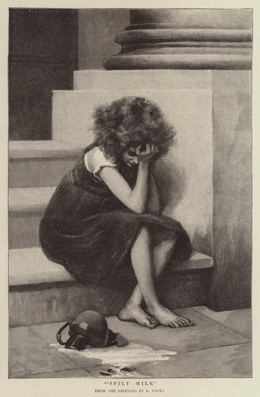 Verschüttete Milch von Edward Patry