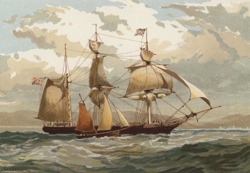 Einen Lotsen nehmen, vor Swansea von Edward Duncan
