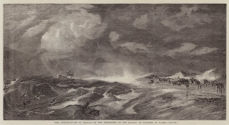 Das Rettungsboot von Edward Duncan