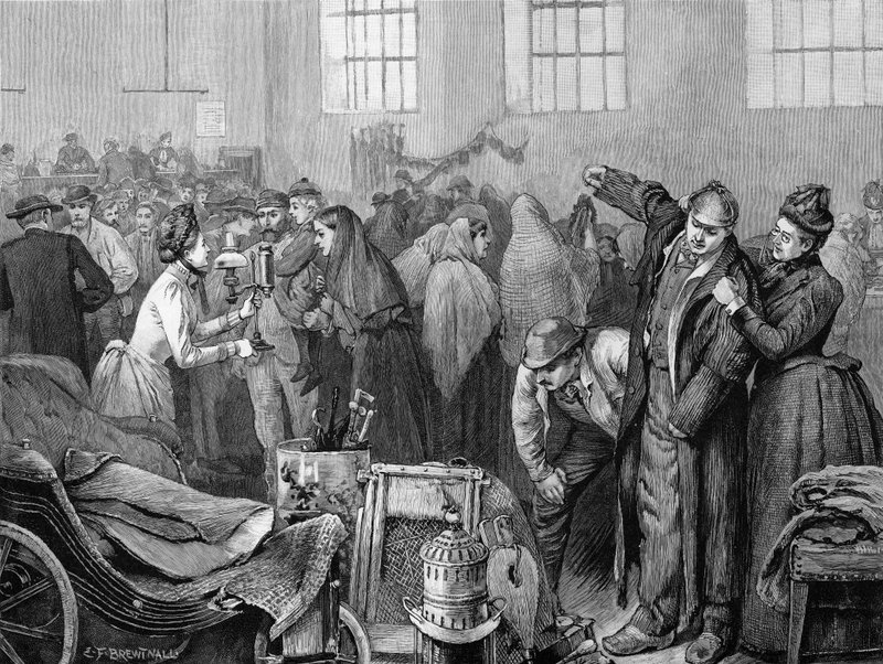 Ein Trödelmarkt von Edward Frederick Brewtnall
