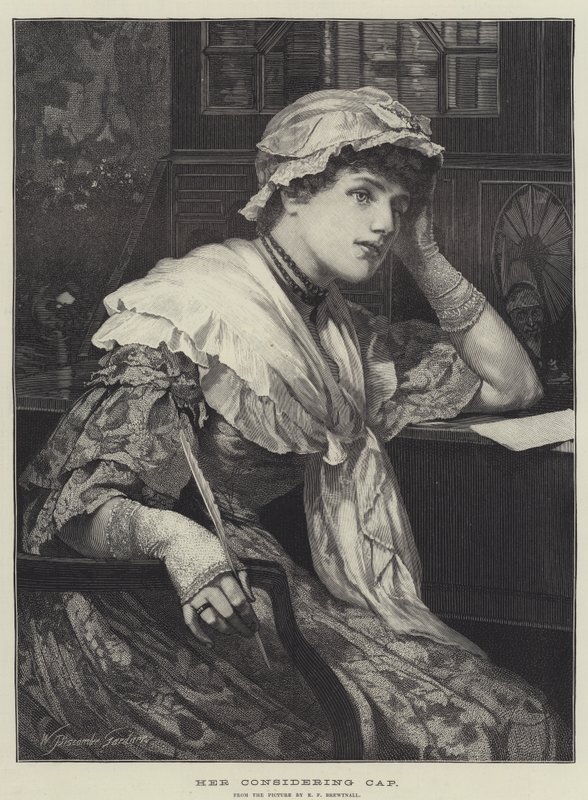 Ihr Überlegungsmütze von Edward Frederick Brewtnall
