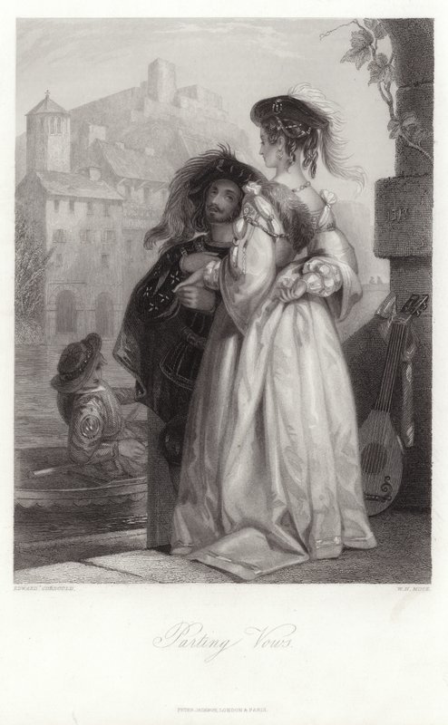 Abschiedsschwüre von Edward Henry Corbould