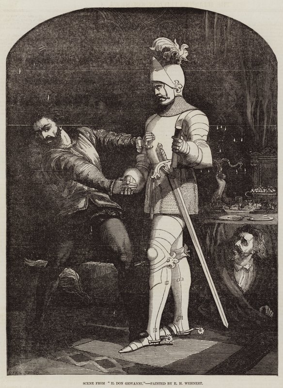 Szene aus Il Don Giovanni von Edward Henry Wehnert