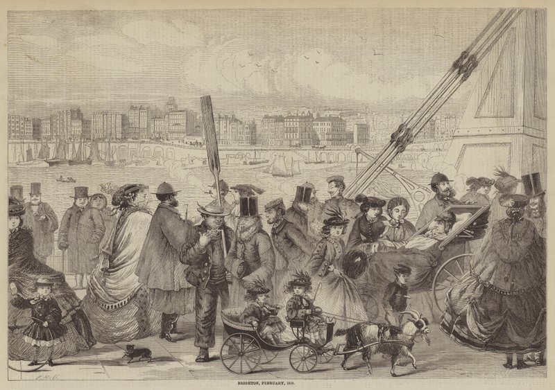 Brighton, Februar 1859 von Edward Hull