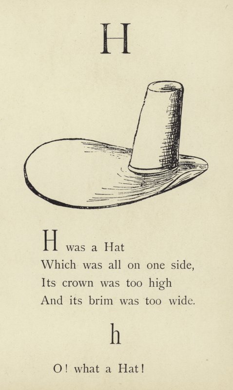 Der Buchstabe H von Edward Lear