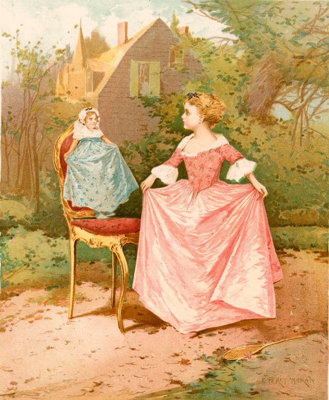 Die Urgroßmutter einer Puppe von Edward Percy Moran