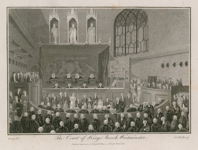 Der Gerichtshof des Königsbank von Edward Pugh