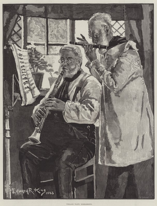 Dorfwarte proben von Edward R. King