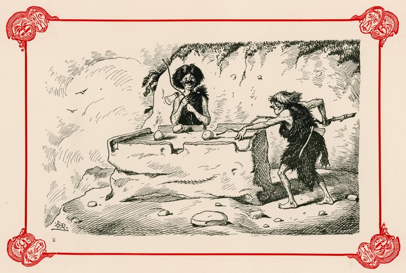 Urzeitliches Billard von Edward Tennyson Reed