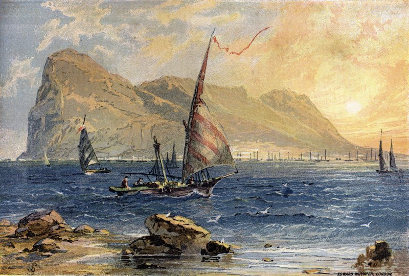 Gibraltar von Edward Whymper