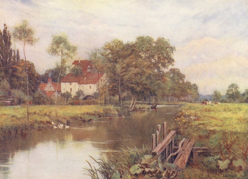 Durch die blumige Wiese von Edward Wilkins Waite
