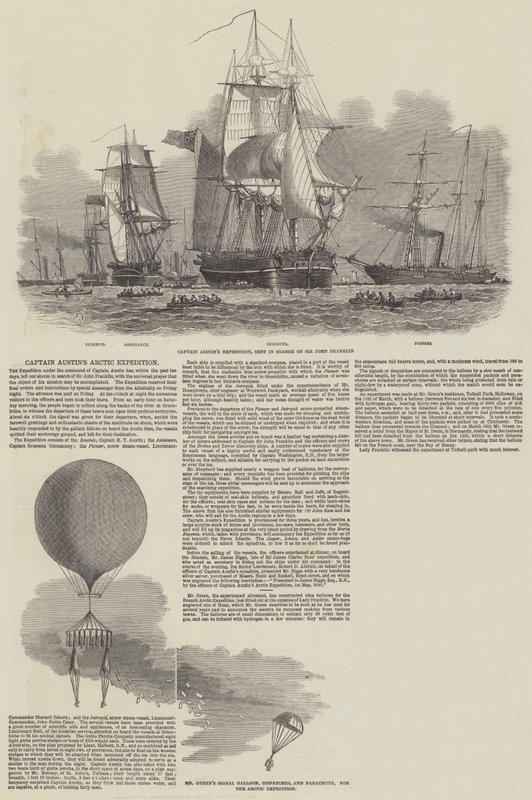Captain Austins Arktische Expedition von Edwin Weedon