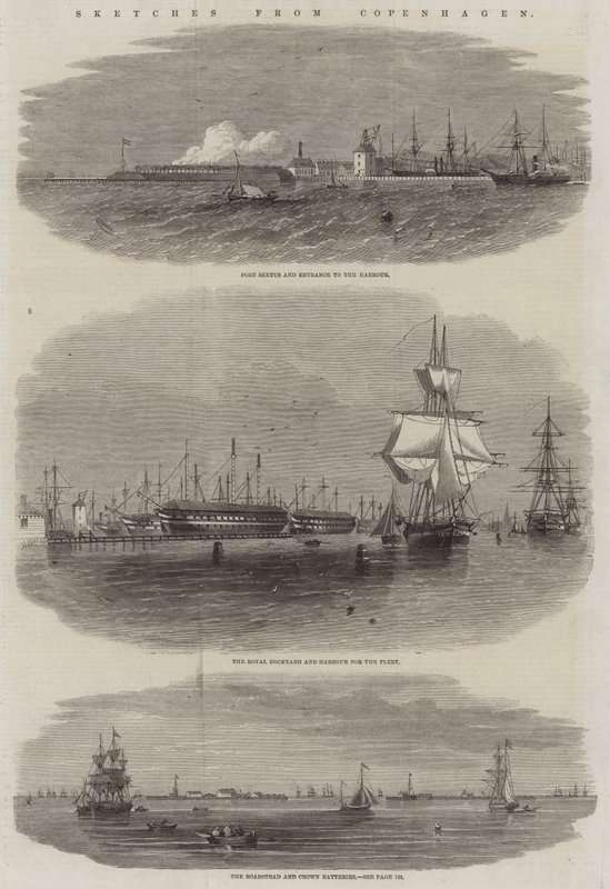 Skizzen aus Kopenhagen von Edwin Weedon
