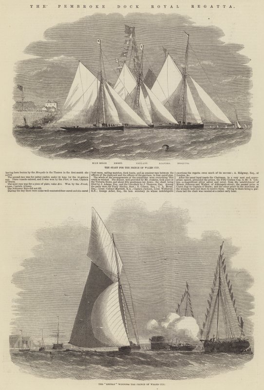 Die Pembroke Dock Royal Regatta von Edwin Weedon