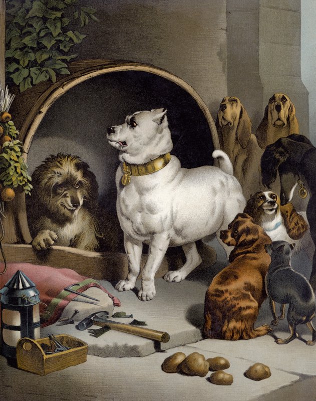 Alexander und Diogenes von Edwin after Landseer