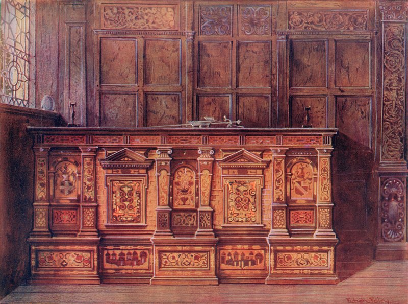 Einlege-Muniment-Truhe von Edwin John Foley