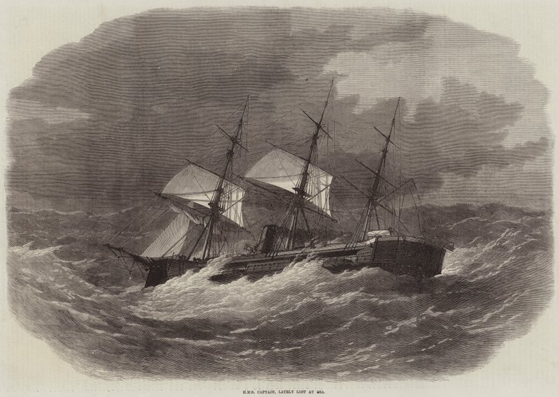 HMS Captain, kürzlich auf See verloren von Edwin Weedon