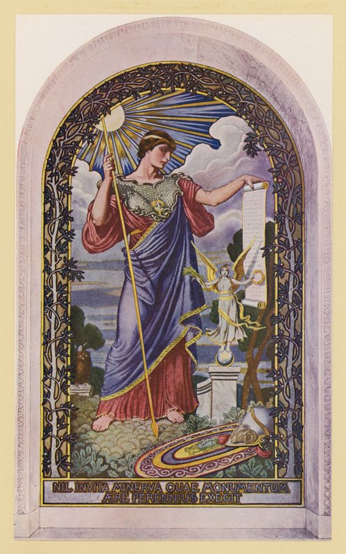 Die Minerva des Friedens von Elihu Vedder