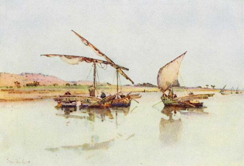 Fischerboote auf dem Nil von Ella Du Cane