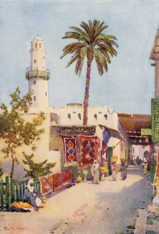 Der Basar, Assuan von Ella Du Cane