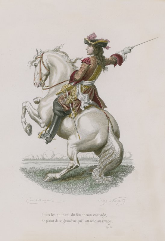 Epistel IV, An den König, 1672 von Emile Antoine Bayard
