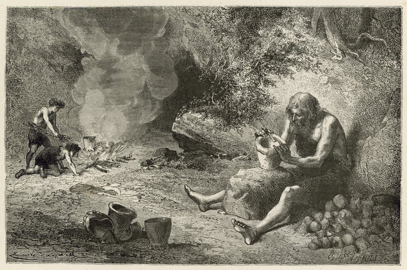 Der erste Töpfer von Emile Antoine Bayard