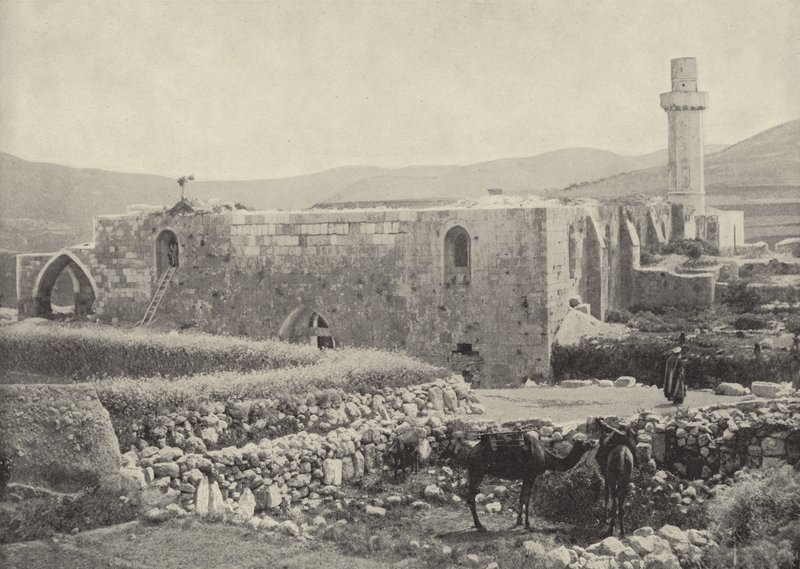 Kirche des Heiligen Johannes, Samaria, wo Johannes der Täufer enthauptet wurde von English Photographer