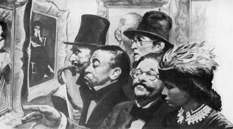 Auf der ersten Impressionisten-Ausstellung von English School