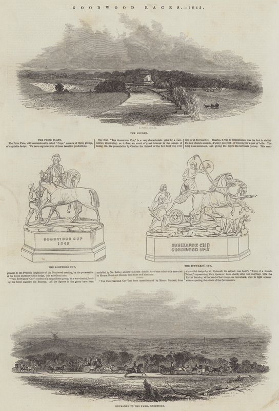 Goodwood-Rennen, 1845 von English School