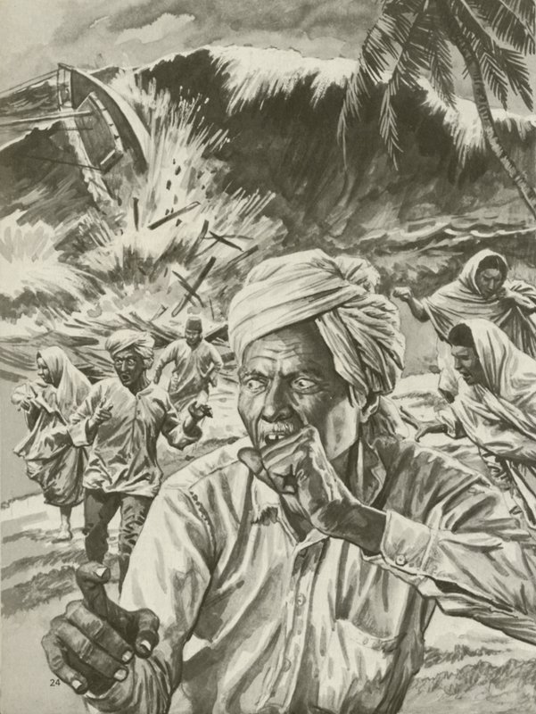 Das Ganges-Delta, November 1970 von English School