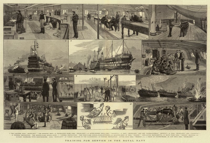 Ausbildung für den Dienst in der Royal Navy von English School