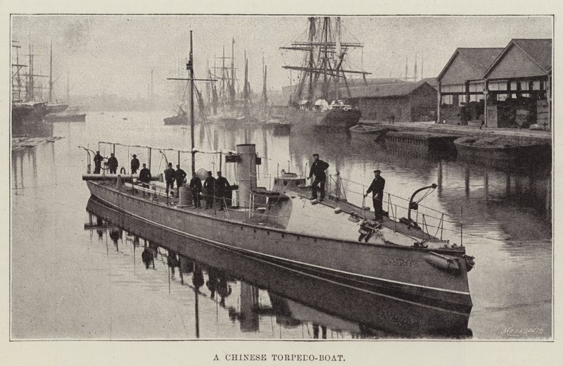 Ein chinesisches Torpedoboot von English Photographer