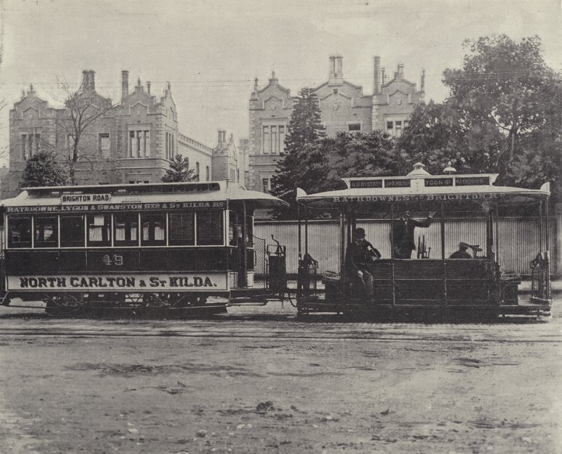 Eine Straßenbahn in Melbourne von English Photographer