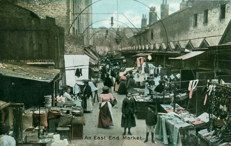 Ein Markt im East End von English Photographer