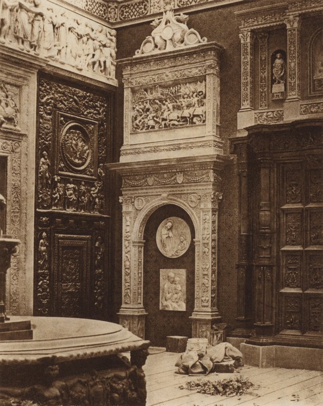Ecke des Renaissance-Hofes von English Photographer