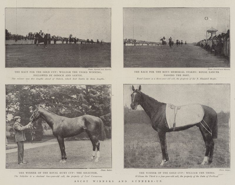 Ascot Gewinner und Zweitplatzierte von English Photographer