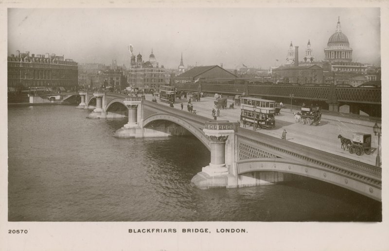 Blackfriars Bridge, London von English Photographer