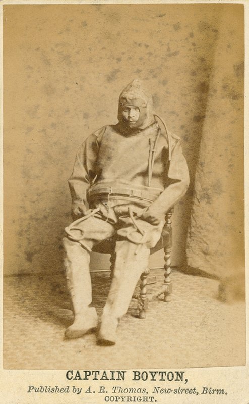 Captain Boyton von English Photographer